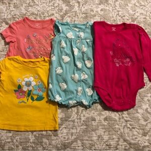 Carter's Kids One Pieces - Pink, Yellow, Blue